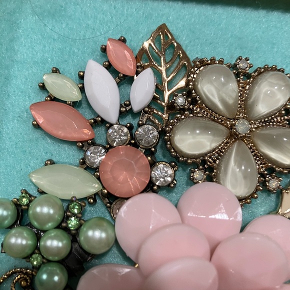 ORIGINAL JEWELRY ART COLLAGE. UNIQUE HANDMADE OOAK GIFT π HOME DECOR - Picture 9 of 11